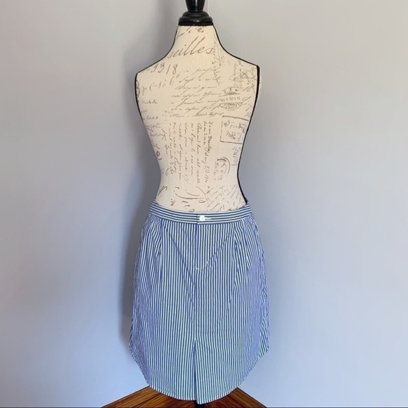 Banana Republic Relaxed Striped Pencil Skirt - Picture 2 of 8